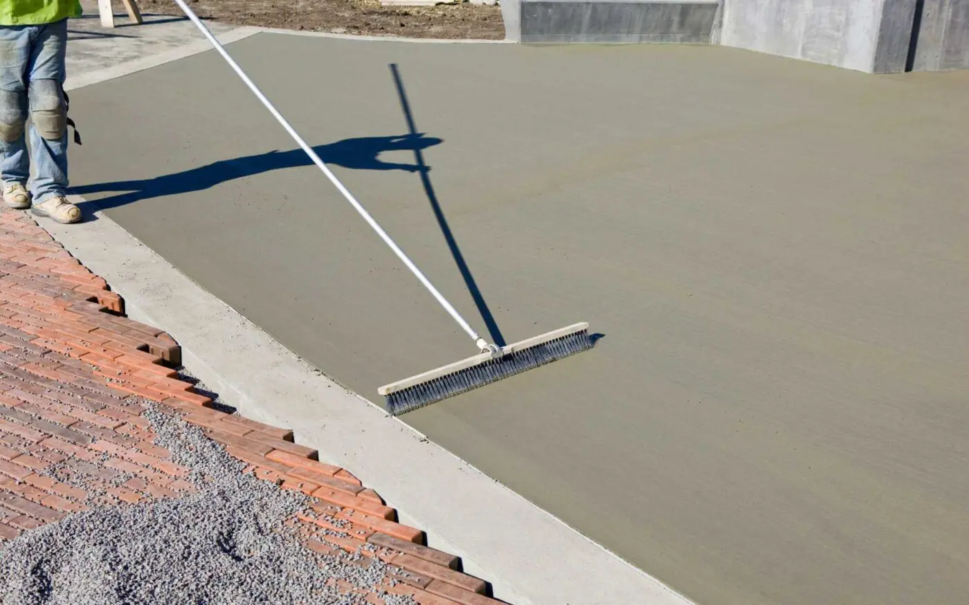 newly finished patio slab by Reno Concrete Solutions