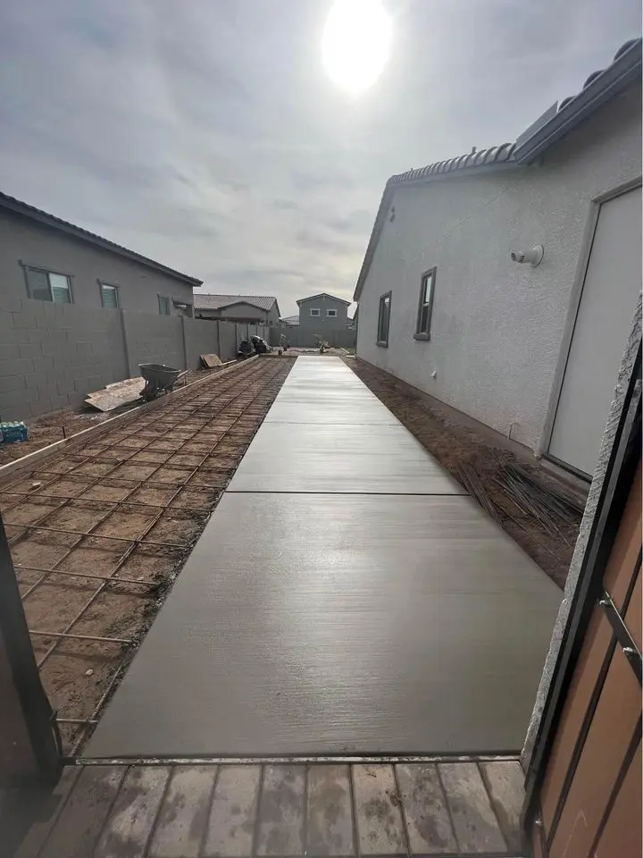 concrete sidewalk installed by Reno Concrete Solutions