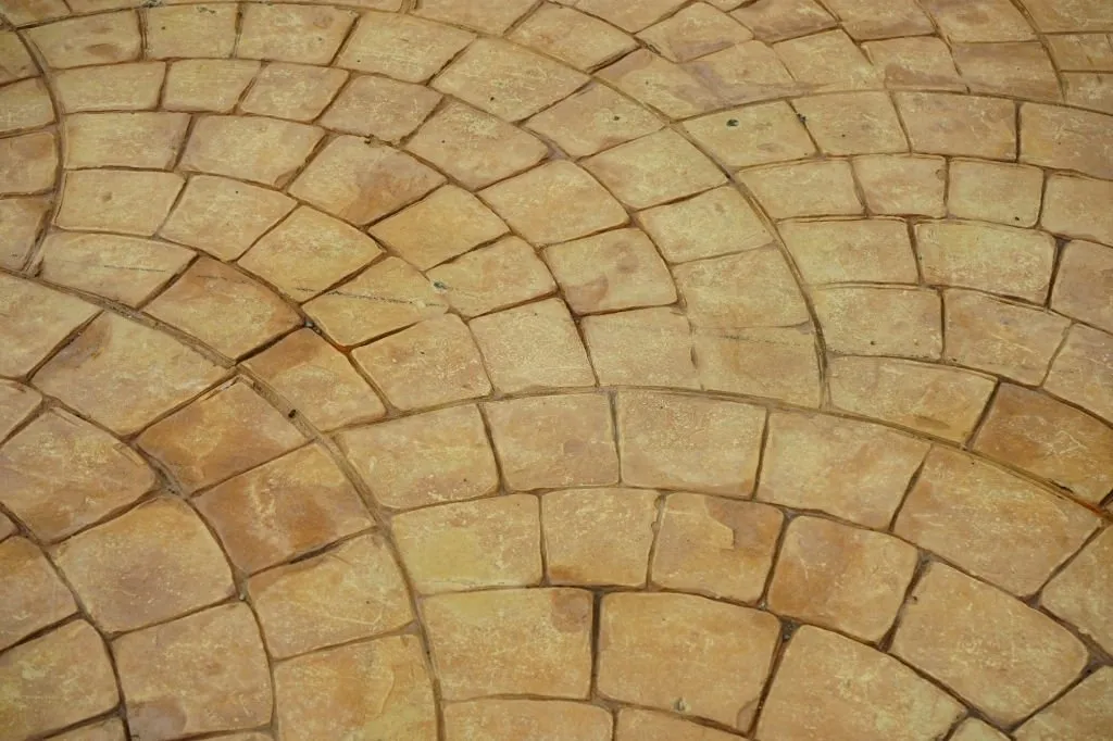 personalized stamped concrete patio stamping pattern designed by Reno Concrete Solutions